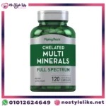 Piping Rock Chelated Multi Minerals 120 Capsules | مكمل غذائي ملتي مينيرال مخلبة لسهولة الامتصاص 120 كبسولة - مكمل المعادن المتعددة المتكامل عالي الامتصاص