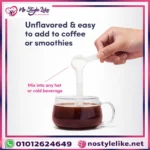 Multi Collagen Powder mixed with drink