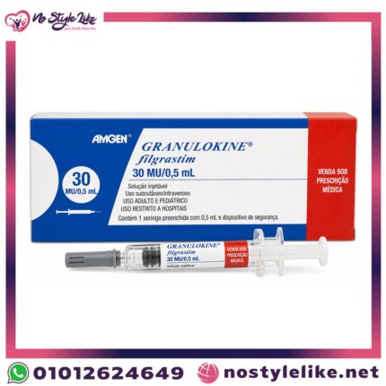 Granulokine filgrastim 30 MU 0.5 mL prefilled syringe front package