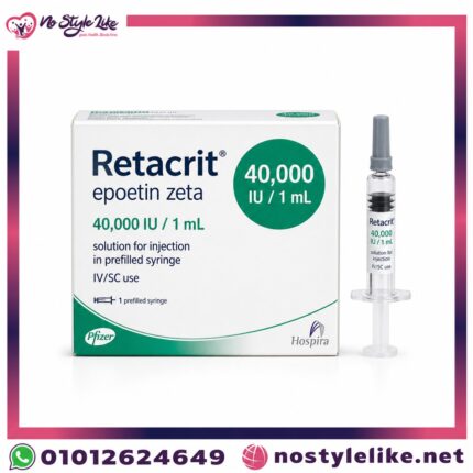 Retacrit epoetin zeta 40,000 IU prefilled syringe front view