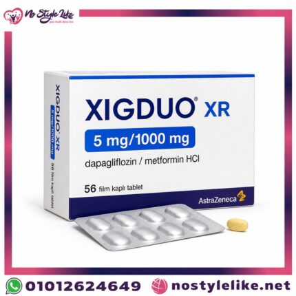 Xigduo 5 mg/1000 mg dapagliflozin metformin front view