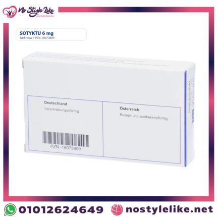 Sotyktu 6 mg deucravacitinib 28 tablets back package