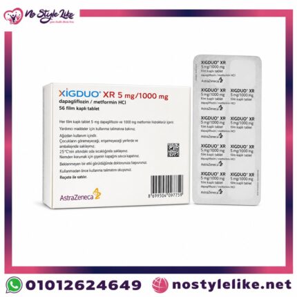 Xigduo 5 mg/1000 mg dapagliflozin metformin back panel