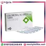 Colchicina Lirca 1 mg 30 Tablets package back view