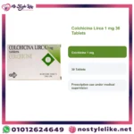 Colchicina Lirca 1 mg 30 Tablets English information card