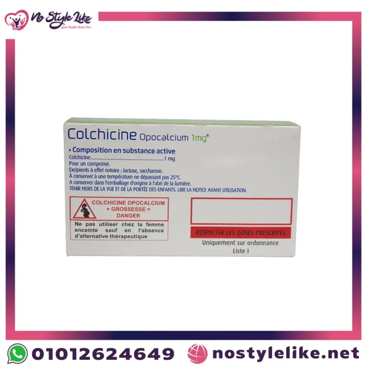 Colchicine 1 mg Tablets additional package view