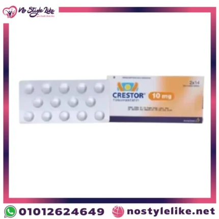 Crestor 10 mg 28 Tablets Rosuvastatin package back view
