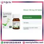 Eltroxin 100 mcg 120 Tablets Levothyroxine English information card