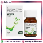 Eltroxin 100 mcg 120 Tablets Levothyroxine original front package photo
