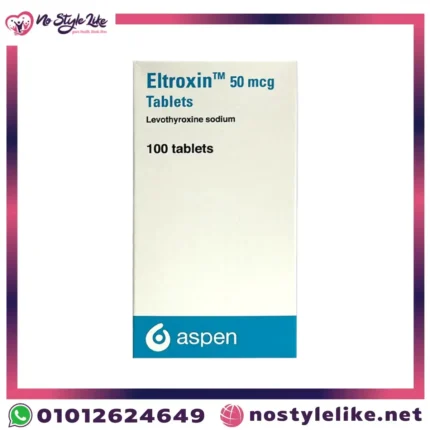 Eltroxin 50 mcg Thyroxine Sodium 120 Tablets original front package photo