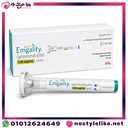 Emgality 120mg Galcanezumab Pre-filled Pen Box and Injection Pen Product Image