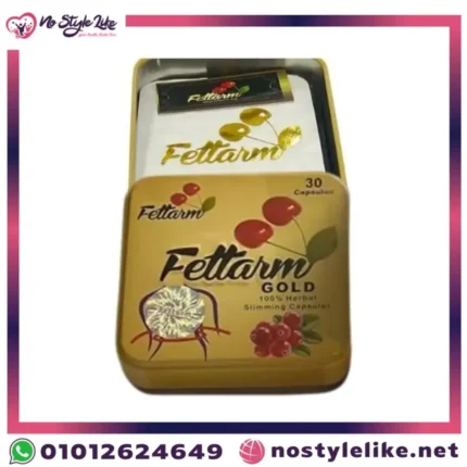 Fettarm Gold 30 Capsules herbal slimming package back view