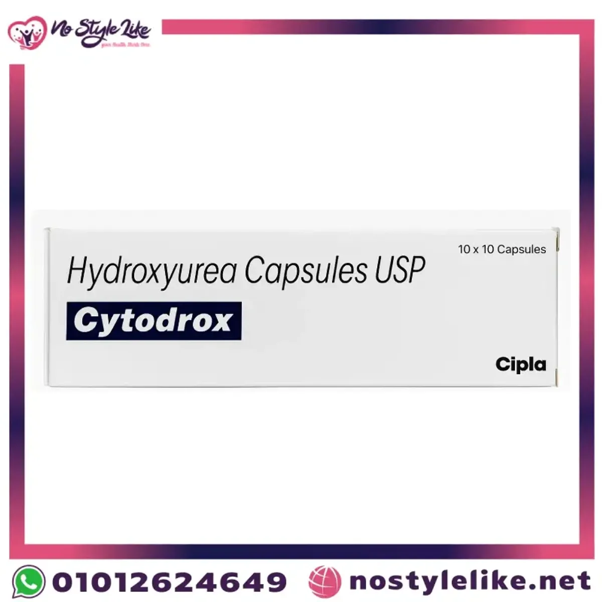 hydroxyurea-500mg-front Hydroxyurea 500 mg Capsules Hydroxycarbamide original front package photo