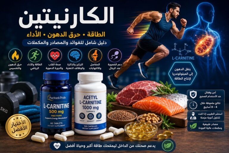الكارنيتين L-carnitine الفوائد والمكملات