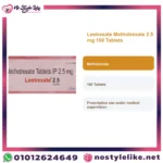 Leetrexate 2.5 mg Methotrexate 100 Tablets English information card