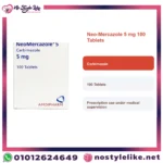 Neomercazole 5 mg 100 Tablets Carbimazole English information card