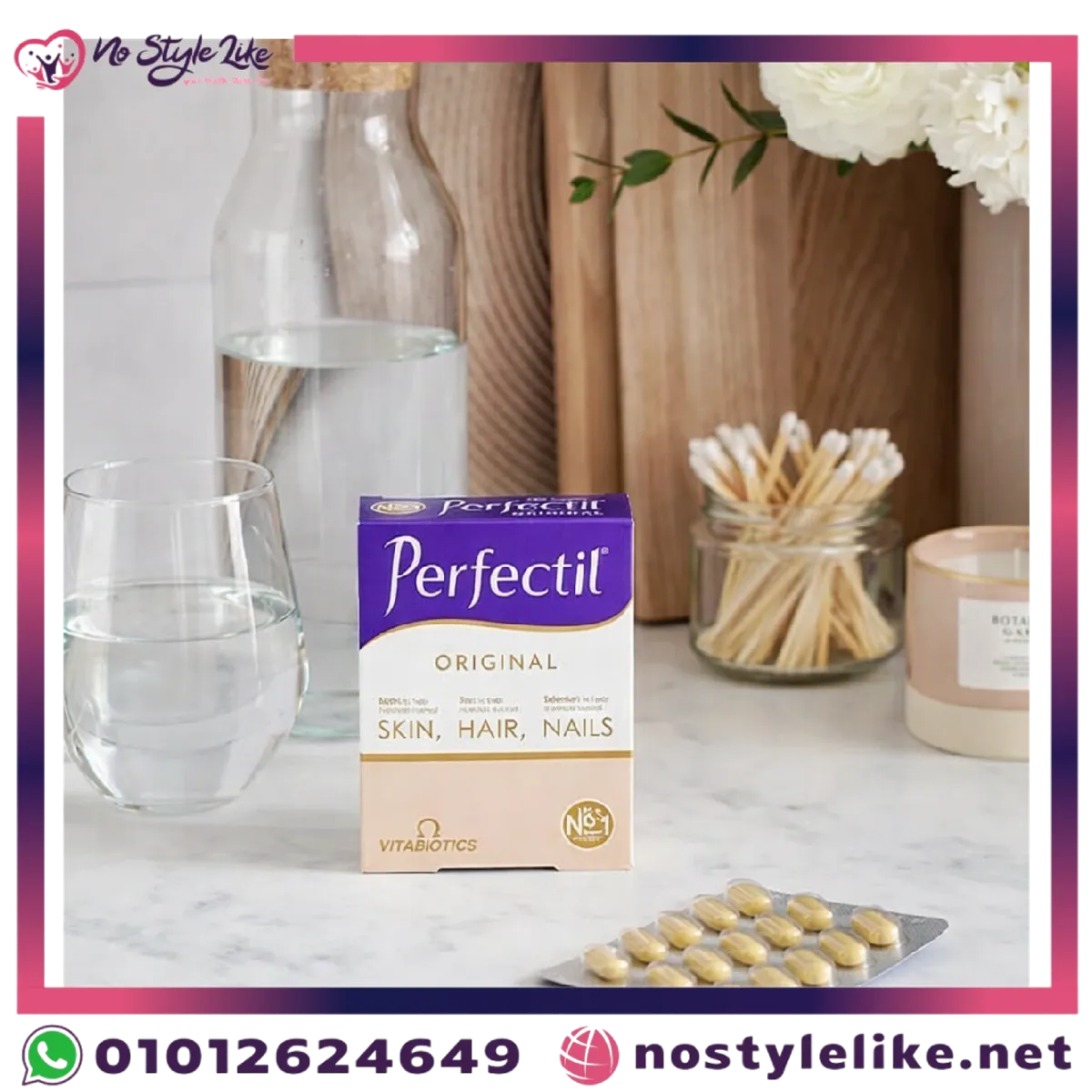 Perfectil Original 30 Tablets package back view