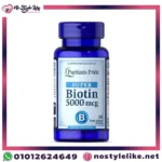 Puritan's Pride Super Biotin 5000 mcg – Product bottle front photo
