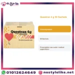 Questran 4 g 50 Sachets Cholestyramine English information card