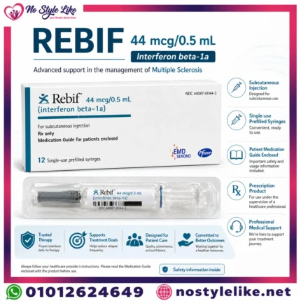 REBIF 44 mcg/0.5 mL Interferon beta-1a Pre-filled Syringes – Advanced support in the management of Multiple Sclerosis