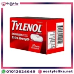 Tylenol Extra Strength Acetaminophen 500mg 24 Caplets box front view