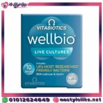 Vitabiotics Wellbio 10 Billion Microbiotic Cultures ,30 Capsules | بروبيوتك لتحقيق توازن البكتيريا في الجهاز الهضمي - صورة المنتج 1