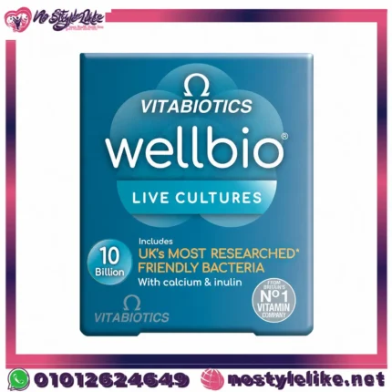 Vitabiotics Wellbio 10 Billion Microbiotic Cultures ,30 Capsules | بروبيوتك لتحقيق توازن البكتيريا في الجهاز الهضمي - صورة المنتج 1
