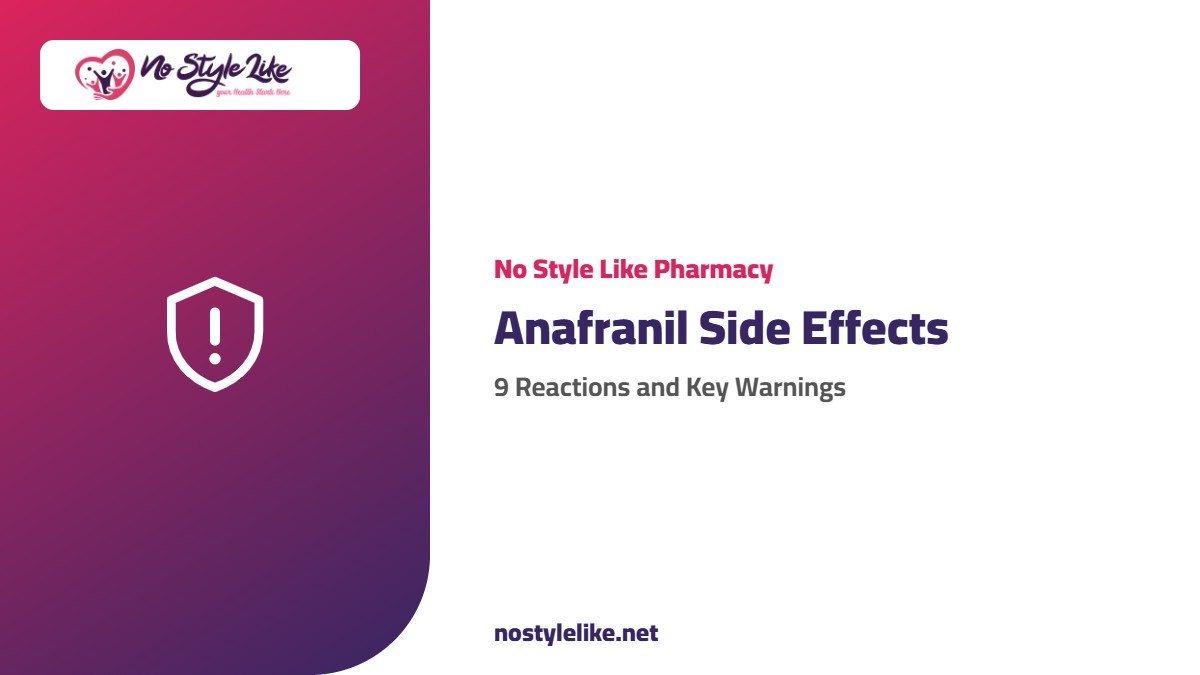 Anafranil side effects and key warnings to know