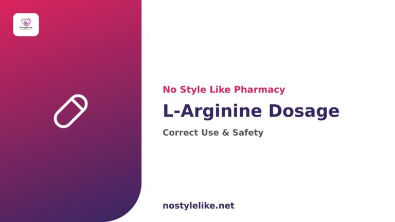 L-Arginine dosage