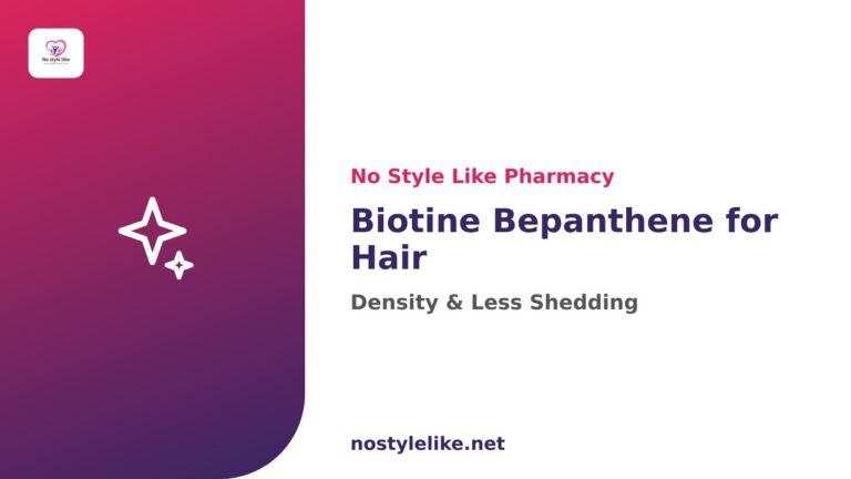 Biotine Bepanthene for hair – supporting density and less shedding