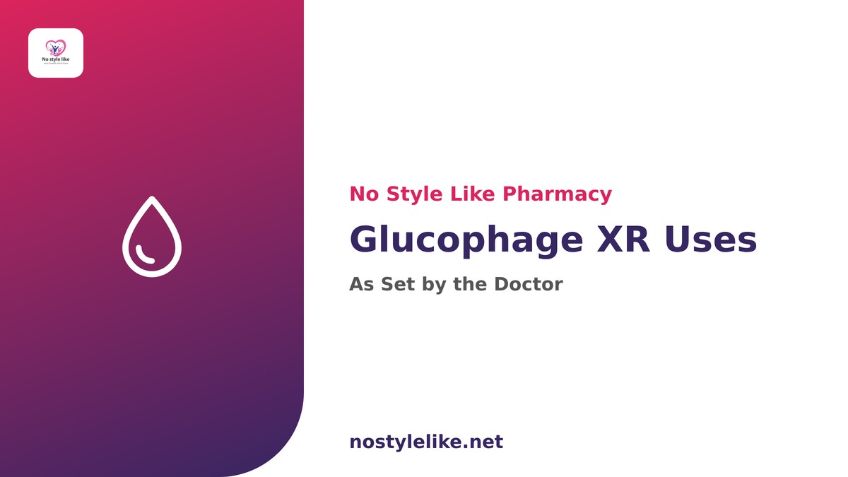 Glucophage XR uses