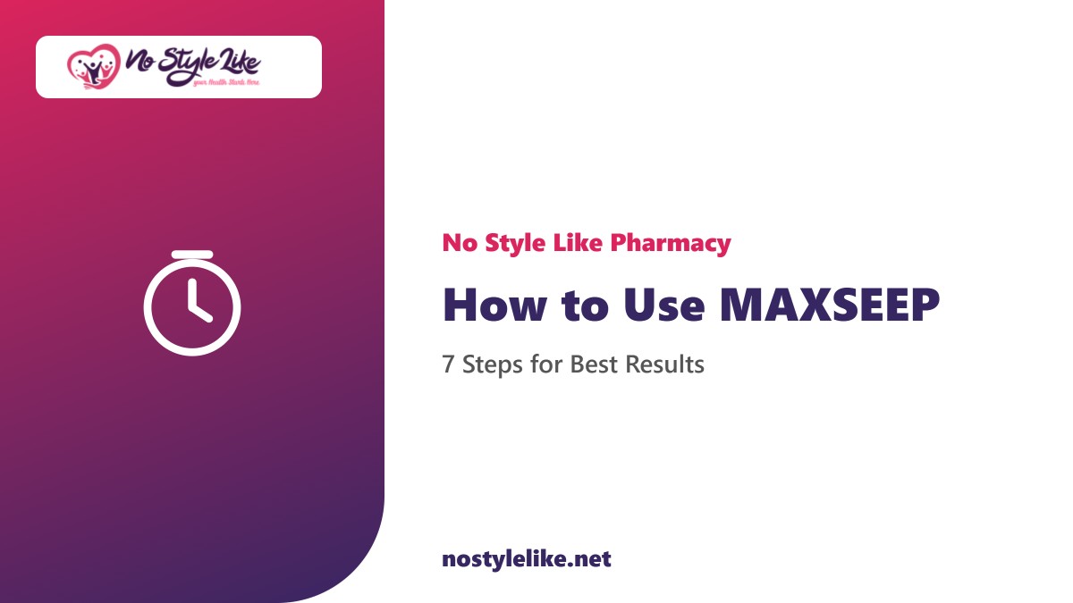how to use MAXSEEP step by step