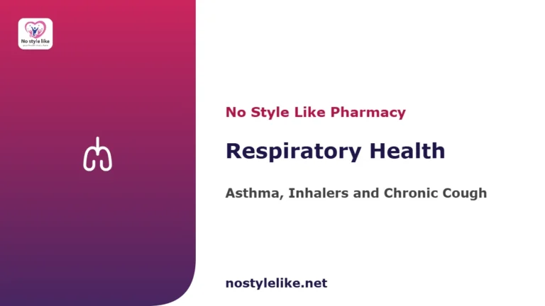 Respiratory health guide — asthma, inhalers and chronic cough, by No Style Like pharmacy