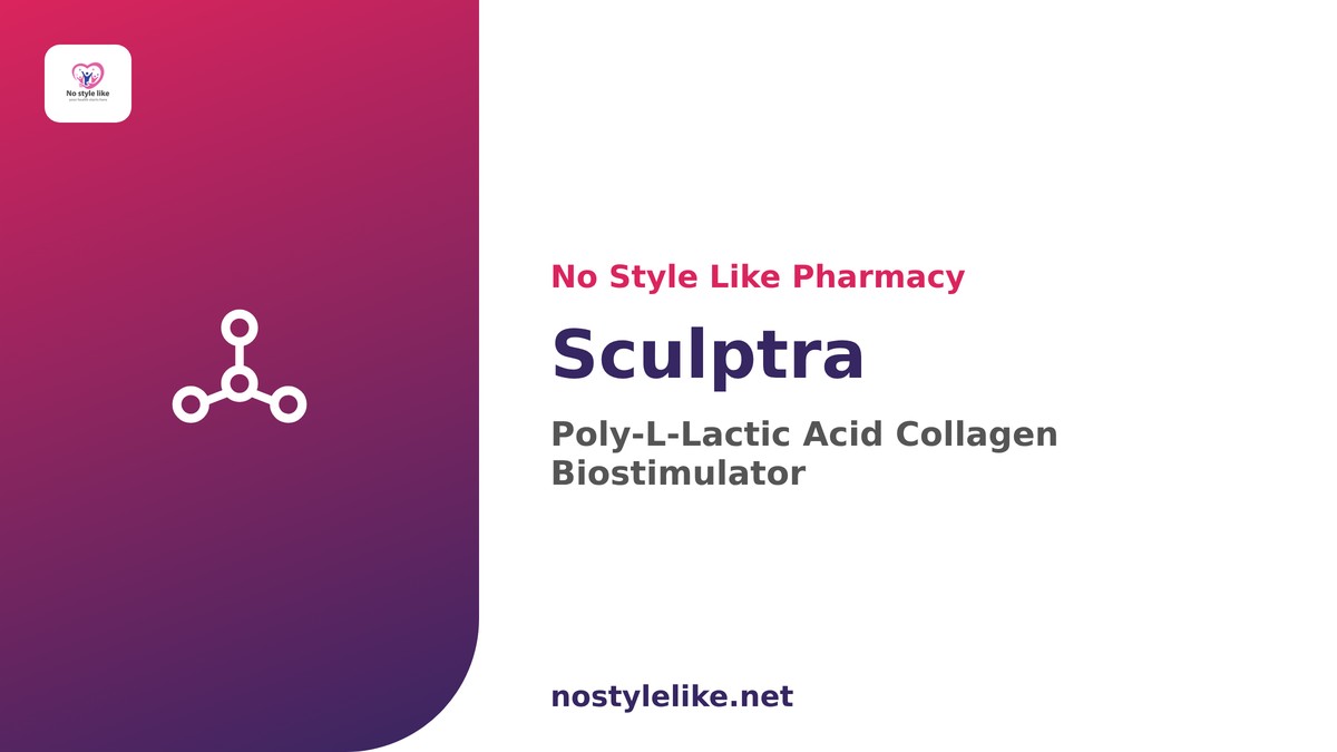 Sculptra poly-L-lactic acid collagen biostimulator by Galderma