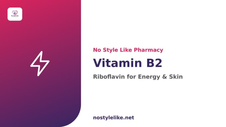 Vitamin B2 (riboflavin) – NOW supplement for energy, skin and nerves