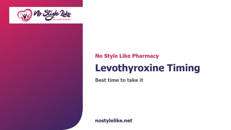 Best time to take levothyroxine each day