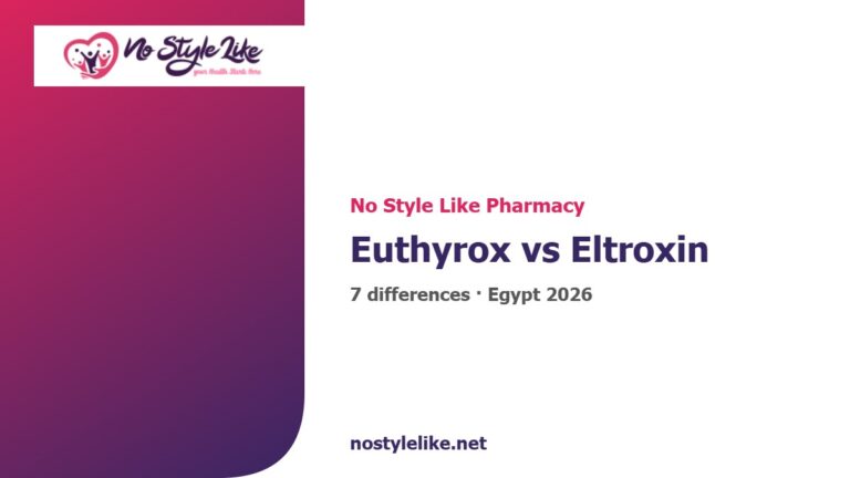 Euthyrox vs Eltroxin differences in Egypt 2026