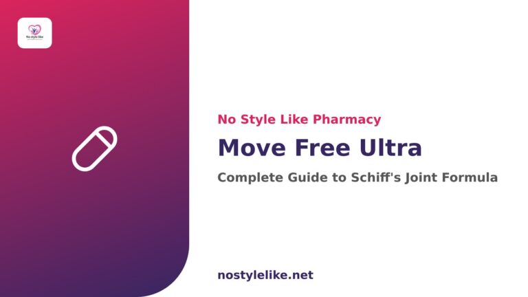 Move Free Ultra guide - Schiff joint supplement - No Style Like Pharmacy