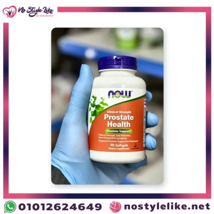 NOW Clinical Strength Prostate Health 90 Softgels | ناو بروستاتا هيلث بتركيز إكلينيكي 90 كبسولة جيلاتينية