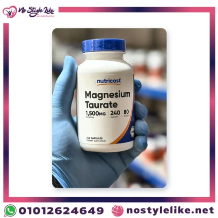 Nutricost Magnesium Taurate 1500 mg 240 Capsules | نيوتريكوست ماغنسيوم تورات 1500 مجم 240 كبسولة