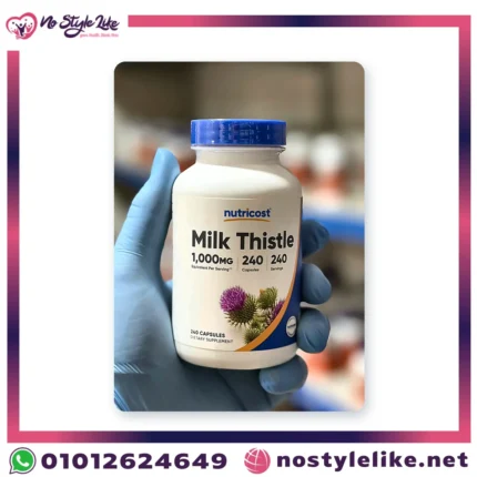 Nutricost Milk Thistle 1000 mg 240 Capsules | نيوتريكوست شوك الحليب 1000 مجم 240 كبسولة