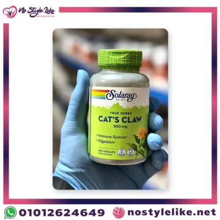 Solaray Cat's Claw 500 mg 100 VegCaps | سولاراي مخلب القط 500 مجم 100 كبسولة