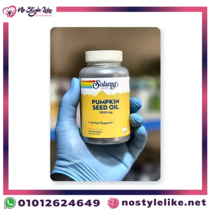 Solaray Pumpkin Seed Oil 1000 mg 90 Softgels | سولاراي زيت بذور اليقطين 1000 مجم 90 كبسولة جيلاتينية