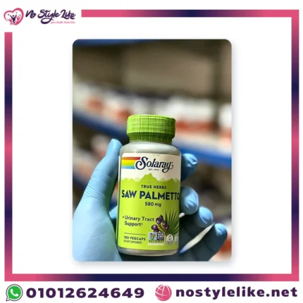 Solaray Saw Palmetto 580 mg 100 VegCaps | سولاراي ساو بالميتو 580 مجم 100 كبسولة
